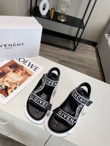 Givenchy  4G Logo Black Chain Wrapped Leather Sandal Women