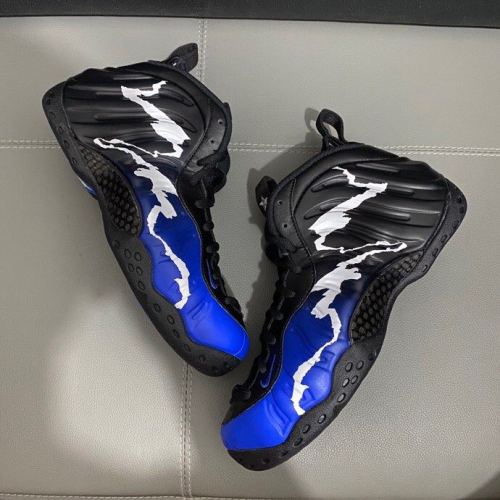 Air Foamposite One Game Blue Sneakers Basketball Shoes Authentic