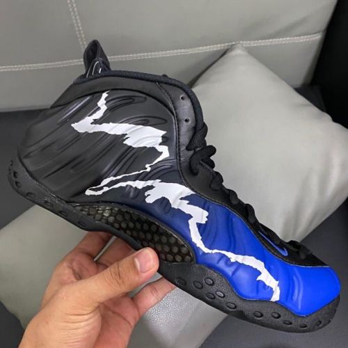 Air Foamposite One Game Blue Sneakers Basketball Shoes Authentic
