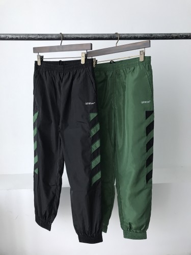 Off-White diagonal stripe sweatpants couple quick-drying trousers