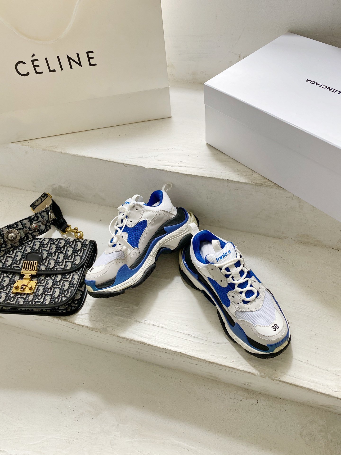 balenciaga blanche basse