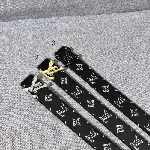 LV Louis Vuitton Fashion Leather Bandwidth 40cm