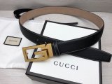 GUCCI men's fashion belt width 3.5cm