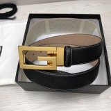 GUCCI men's fashion belt width 3.5cm