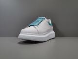 Alexander McQueen Leather Sneakers Blue Tailed
