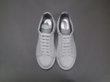 Alexander McQueen Round Head Small White Shoes Luminous