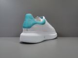 Alexander McQueen Leather Sneakers Blue Tailed