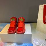 Alexander McQUEEN Leather Sneakers Red