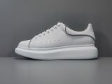 Alexander McQueen Round Head Small White Shoes Luminous