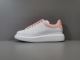 Alexander McQueen Leather Sneakers Pink Tailed