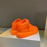 Alexander McQUEEN Leather Sneakers Orange