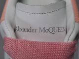 Alexander McQueen Leather Sneakers Pink Tailed