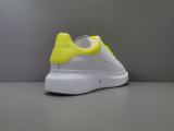 Alexander McQueen Leather Sneakers Yellow Tailed
