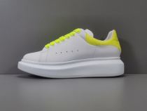 Alexander McQueen Leather Sneakers Yellow Tailed