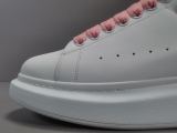 Alexander McQueen Leather Sneakers Pink Tailed