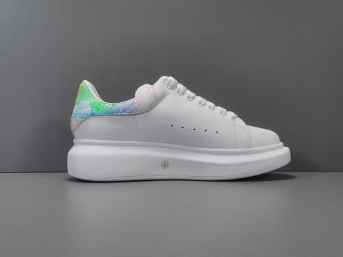 Alexander McQueen White Shoes Graffiti Sneaker