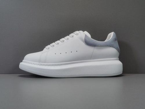New Alexander McQueen Shoes Blue Tailed White Sneaker