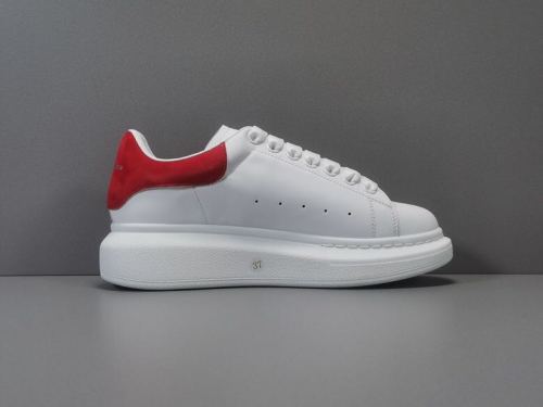 Alexander McQueen White Sneaker Red Tailed Shoes