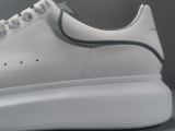 Alexander McQueen Round Head Small White Shoes Luminous