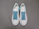 Alexander McQueen Leather Sneakers Blue Tailed