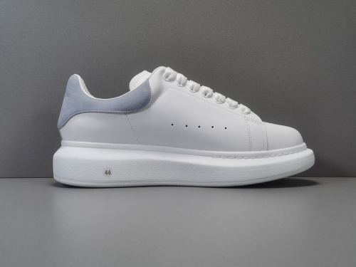 New Alexander McQueen Shoes Blue Tailed White Sneaker