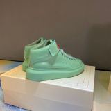 Alexander McQUEEN Leather Sneakers Light Green