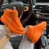 Alexander McQUEEN Leather Sneakers Orange