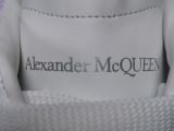 Alexander McQueen White Shoes Graffiti Sneaker