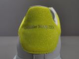 Alexander McQueen Leather Sneakers Yellow Tailed
