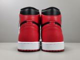 Nike Air Jordan 1 Men's Shoes RETRO HI OG Red Black 555088-001
