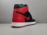 Nike Air Jordan 1 Men's Shoes RETRO HI OG Red Black 555088-001