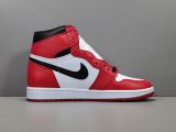 Nike Air Jordan 1 Men's Shoes RETRO HI OG Red White 555088-101