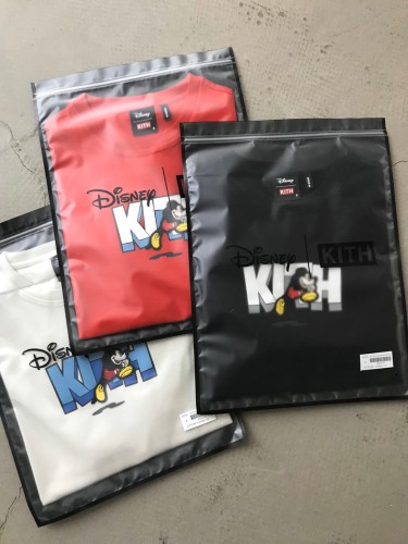 Kith x Disney Unisex Cotton Sport Crew Neck T-shirt Running Mickey Tee Tops Men