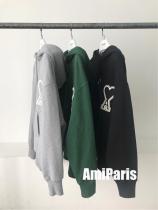 Ami Paris Unisex Sweater Pullover Hoodies Sweatshirt Casual Cotton Jacket