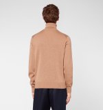 NEW Ami Women Men Casual Warm Turtleneck Jacket High Neck Pullover Wool Sweater