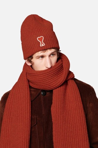 Ami Women Men Winter Warm Knitted Wool Hat Unisex