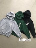 Ami Paris Unisex Sweater Pullover Hoodies Sweatshirt Casual Cotton Jacket