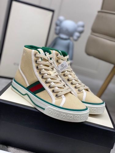 Gucci High Top Sneakers 1977 Shoes Beige