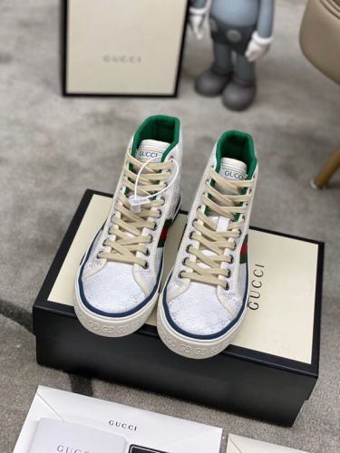Gucci High Top Sneakers 1977 Shoes White