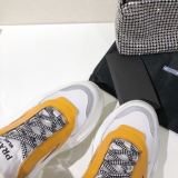 Prada Women's Fashion Sneakers Yellow/White
