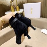 New style Dior Black High Heel Shoes 8cm with high