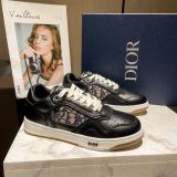 Dior Mens Womens Classic Black Sneakers Shoes