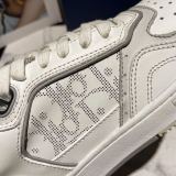 Dior Mens Womens Classic White Sneakers Shoes