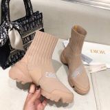 Dior Knitting Socks shoes Beige Sneakers