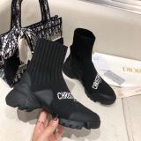Dior Knitting Socks shoes Black Sneakers