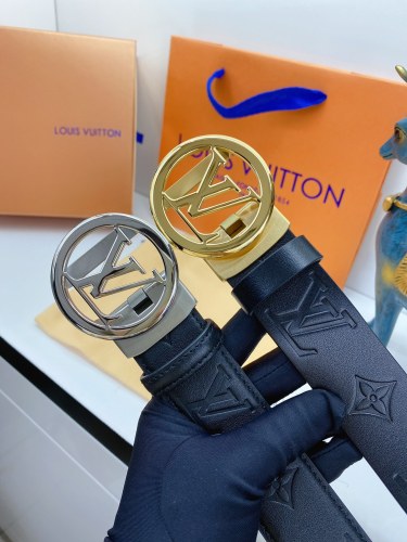 New Louis Vuitton Belt Double-Sided Cowhide Fashion Belt
