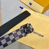 New Louis Vuitton Unisex Belt Modern Fashion Belt 4CM