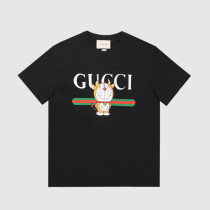 New Gucci X Doraemon Year of the Ox Limited Women's Casual Short Sleeve T-shirt