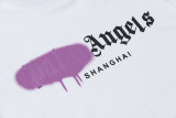 Unisex Palm Angels city limited T-shirt paint graffiti fashion casual short-sleeved T-shirt