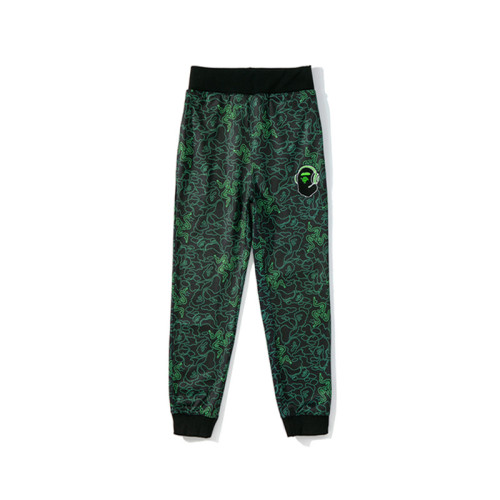 New BAPE/A/Bathing Ape Unisex Trousers E-Sports Joint Camouflage Green Pants